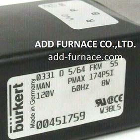 Burkert 0331 D 5/64 FKM SS